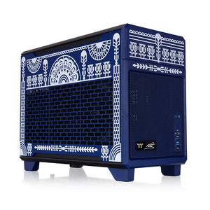 Thermaltake TR100 Koralie Edition Cobalt Blue Mini Tower Blau