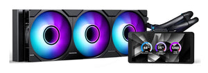 Phanteks Glacier One 360M25 LCD Prozessor All-in-One-Flüssigkeitskühler 12 cm Schwarz 1 Stück(e)