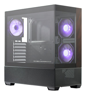 Cooler Master Elite 690 Wood Midi Tower Schwarz