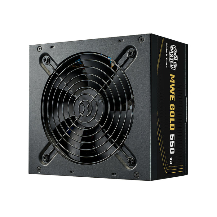 Cooler Master MWE Gold V3 ATX 3.1 Non-Modular Netzteil 550 W 24-pin ATX Schwarz