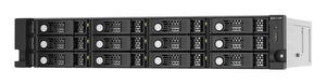 QNAP TL-R1220Sep-RP HDD / SSD-Gehäuse Schwarz, Grau 2.5/3.5"