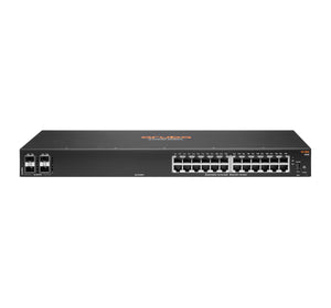 HPE Aruba Networking 6100 24G 4SFP+ Managed L3 Gigabit Ethernet (10/100/1000) 1U Schwarz