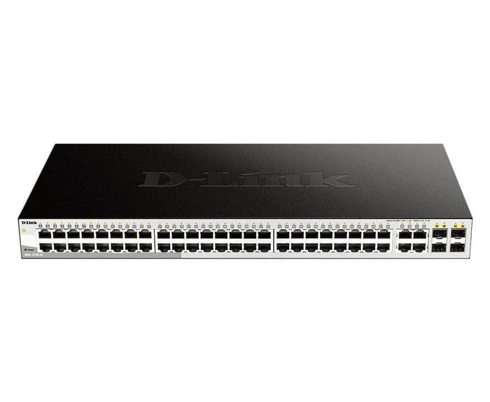 D-Link DGS-1210-52 Managed L2 Gigabit Ethernet (10/100/1000) 1U Schwarz