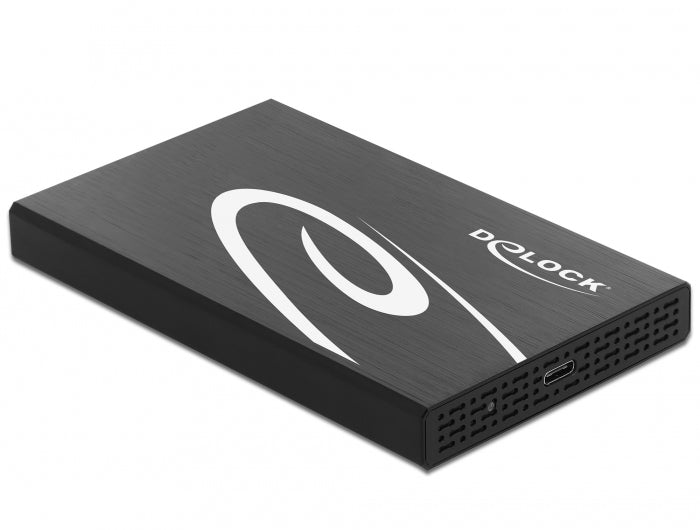 DeLOCK Externes Gehäuse für 2.5″ SATA HDD / SSD mit SuperSpeed USB 10 Gbps (USB 3.1 Gen 2) (42611)