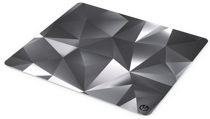 ENDORFY Crystal Black L Gaming-Mauspad Schwarz, Weiß