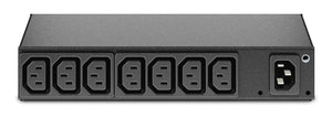 APC RACK PDU, BASIC, 0 HE/1 HE, 120–240 V/15 A, 220–240 V/10 A, (8) C13