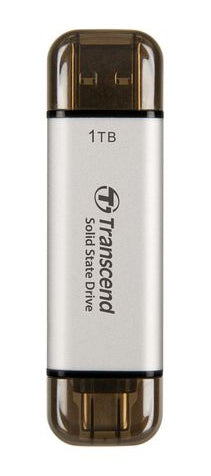 Transcend ESD310 1 TB USB Type-A / USB Type-C Silber