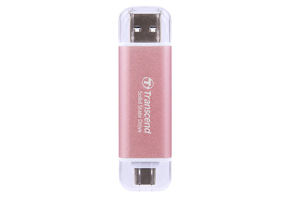 Transcend ESD310 512 GB USB Typ-A auf USB Typ-C 3.2 Gen 2 (3.1 Gen 2) Pink