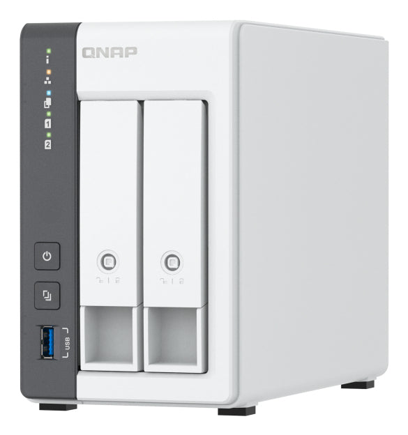 QNAP TS-216G NAS & Speicherserver Tower Cortex-A Cortex-A55 4 GB 0 TB Weiß