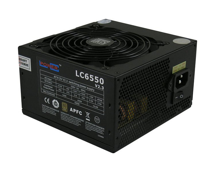LC-Power LC6550 V2.3 Netzteil 550 W 20+4 pin ATX ATX Schwarz