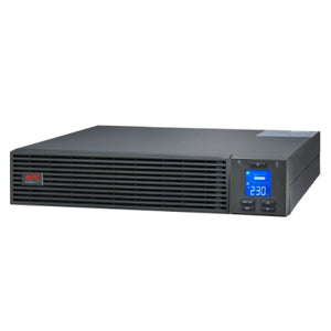 APC Easy UPS On-Line, 3kVA/2700W, Rackmontage 2HE, 230V, 6x IEC C13 + 1x IEC C19 Ausgänge, Intelligenter Kartensteckplatz, LCD, mit Rackmontagekit