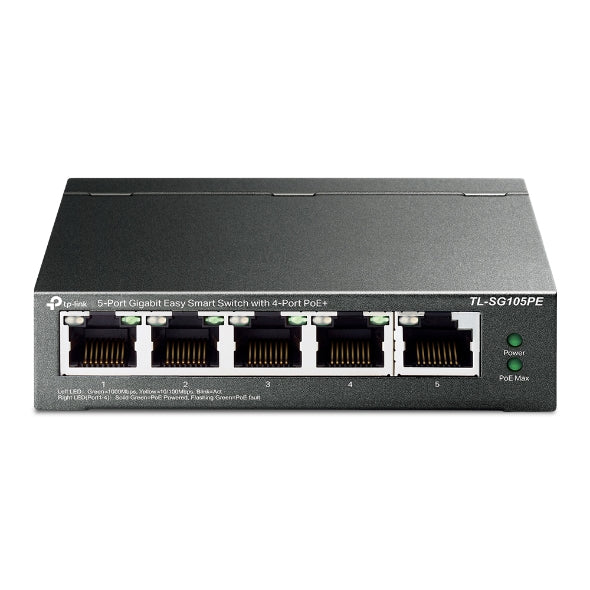 TP-Link 5-Port-Gigabit-Easy-Smart-Switch mit 4 PoE+-Ports