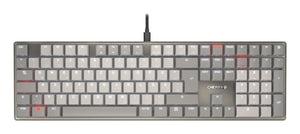 CHERRY KC 500 MX LP Tastatur Heimbüro USB QWERTZ Deutsch Grau