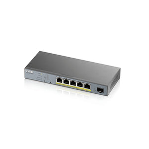 Zyxel GS1350-6HP-EU0101F Netzwerk-Switch Managed L2 Gigabit Ethernet (10/100/1000) Power over Ethernet (PoE) Grau