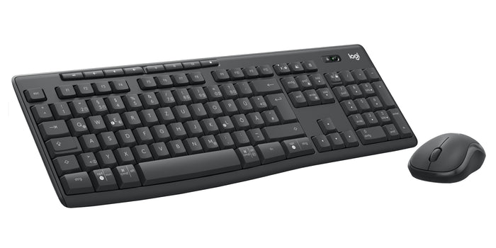 Logitech MK370 Combo for Business Tastatur Maus enthalten Büro Bluetooth QWERTZ Deutsch Graphit