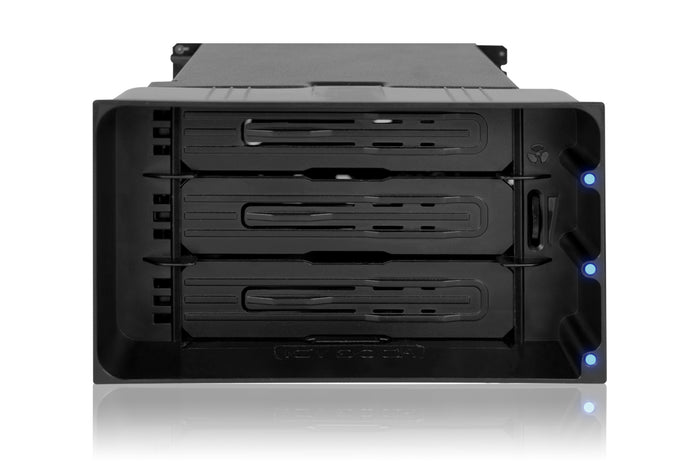Icy Dock MB830SP-B Speicherlaufwerksgehäuse HDD-Gehäuse Schwarz 3.5"