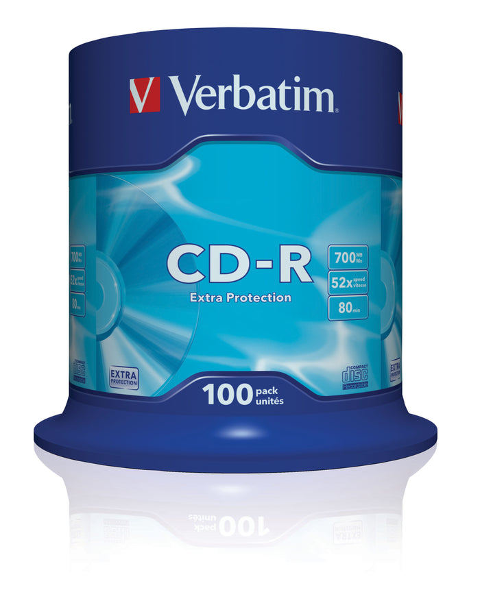 Verbatim CD-R Extra Protection 700 MB 52x 100 Stück(e)
