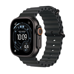 Apple Watch Ultra 3 Titanium Cellular 49mm Schwarz (Ocean Armband schwarz)