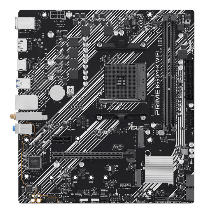 ASUS PRIME B550M-K WIFI AMD B550 Sockel AM4 micro ATX