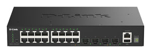 D-Link 20-Port Smart Managed Gigabit Stack Switch 4x 10G