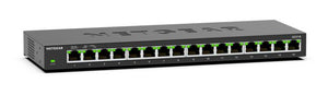 NETGEAR GS316 Unmanaged L2 Gigabit Ethernet (10/100/1000) Schwarz