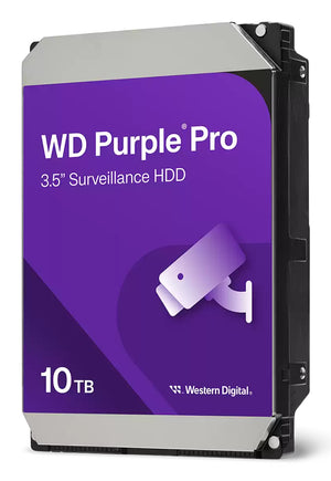 Western Digital Purple Pro WD102PURP Interne Festplatte 10 TB 7200 RPM 512 MB 3.5" Serial ATA III