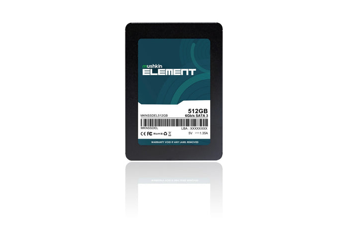 Mushkin Element 512 GB 2.5" Serial ATA III 3D NAND