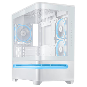 ASUS PRIME AP202 ARGB Mini Tower Weiß