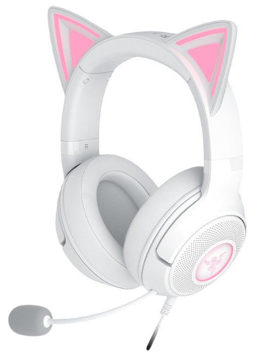 Razer Kraken Kitty V2 Kopfhörer Kabelgebunden Kopfband Gaming USB Typ-A Weiß