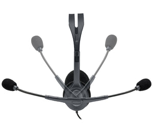 Logitech H111 Kopfhörer Kabelgebunden Kopfband Büro/Callcenter Schwarz