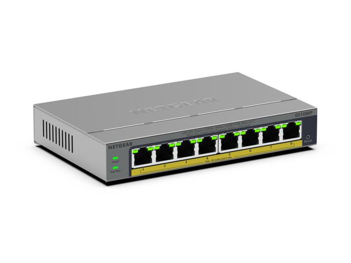 NETGEAR GS108EP Managed L2/L3 Gigabit Ethernet (10/100/1000) Grau