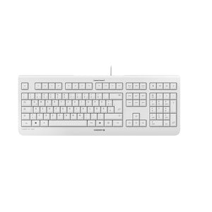 CHERRY KC 1000, Kabelgebundene Tastatur, Weiß Grau, USB (QWERTZ - DE)