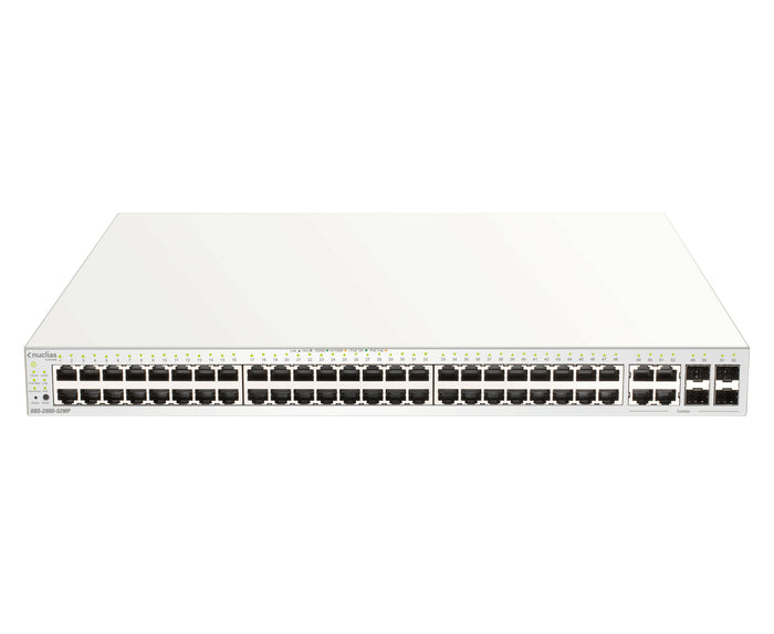 D-Link DBS-2000-52MP Netzwerk-Switch Managed L2 Gigabit Ethernet (10/100/1000) Power over Ethernet (PoE) Grau