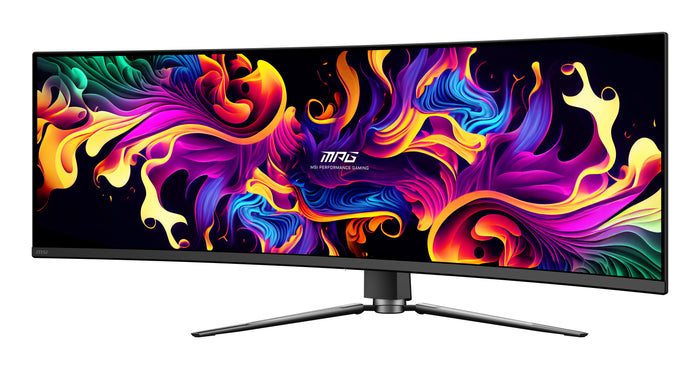 MSI MPG 491CQP QD-OLED Computerbildschirm 124,5 cm (49") 5120 x 1440 Pixel Dual WQHD Schwarz