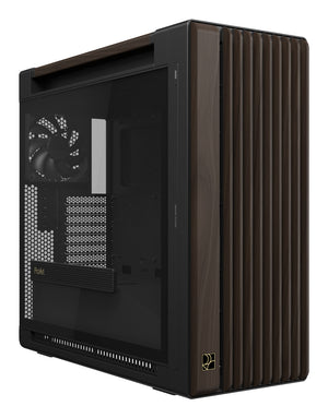 ASUS ProArt PA602 Wood Edition Modern Black - Tempered Glass Panel Midi Tower Schwarz, Holz