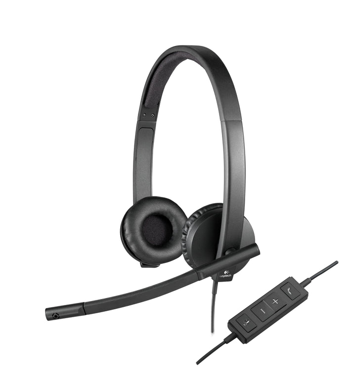 Logitech H570E Kopfhörer Kabelgebunden Kopfband Büro/Callcenter USB Typ-A Schwarz