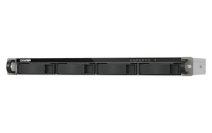 QNAP TS-432XeU NAS Rack (1U) 4 GB DDR4 0 TB QNAP QTS Schwarz, Grau