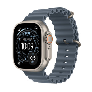 Apple Watch Ultra 3 Titanium Cellular 49mm Natur (Ocean Armband maritimblau)