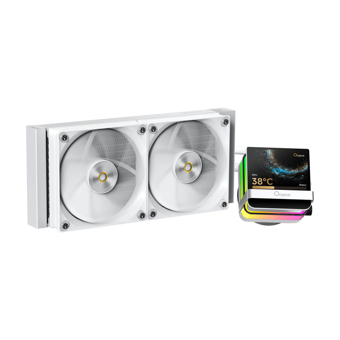 Ocypus Sigma L24 PRO Prozessor All-in-One-Flüssigkeitskühler 12 cm Weiß 1 Stück(e)