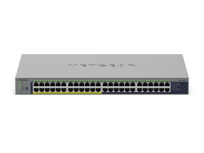 NETGEAR GS748PP Unmanaged Gigabit Ethernet (10/100/1000) Power over Ethernet (PoE) Grau