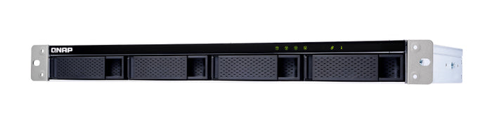 QNAP TL-R400S Speicherlaufwerksgehäuse HDD / SSD-Gehäuse Schwarz, Grau 2.5/3.5"