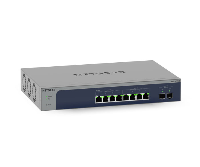 NETGEAR MS510TXM Netzwerk-Switch Managed L2/L3/L4 10G Ethernet (100/1000/10000) Grau, Blau