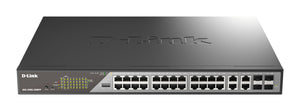 D-Link DSS-200G-28MPP Netzwerk-Switch Managed L2 Gigabit Ethernet (10/100/1000) Power over Ethernet (PoE) 1U Grau