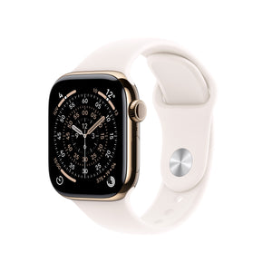 Apple Watch S11 Titan Gold Cellular 46mm (Sportarmband blassrosa) M/L