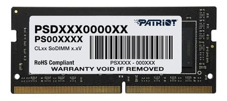 Patriot Memory Signature Line PSD48G320081S Speichermodul 8 GB 1 x 8 GB DDR4 260-pin SO-DIMM