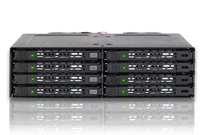 Icy Dock MB998IP-B Hard Drive Backplane Schwarz