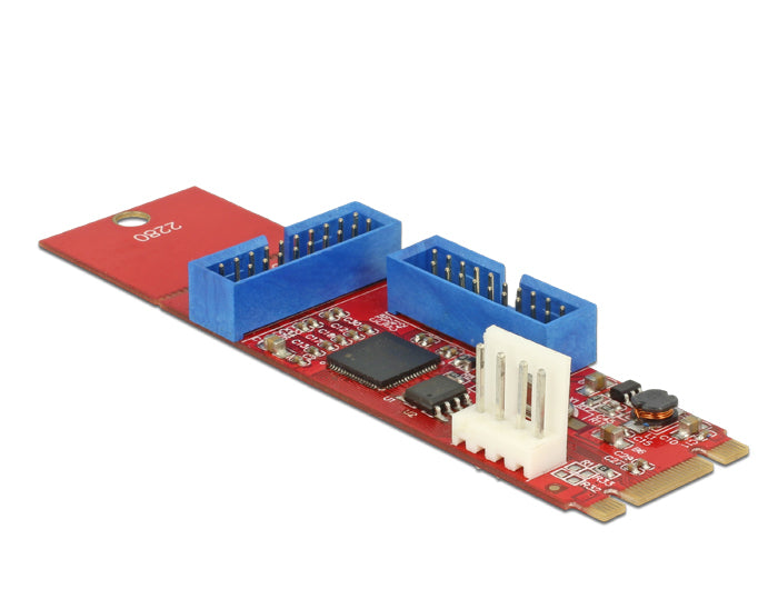 DeLOCK 62843 Schnittstellenkarte/Adapter Eingebaut USB 3.2 Gen 1 (3.1 Gen 1)