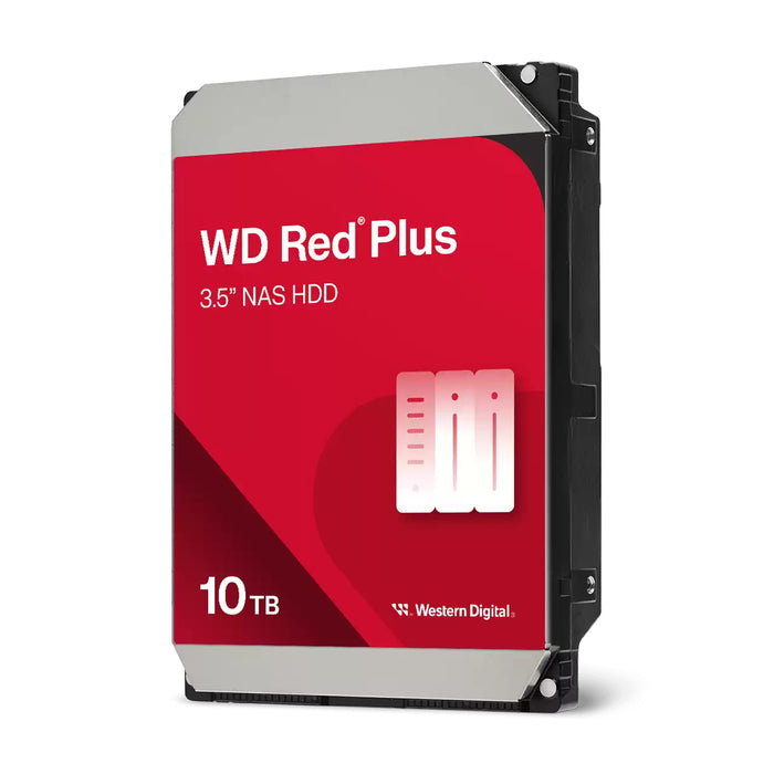 Western Digital Red Plus WD100EFGX Interne Festplatte 10 TB 7200 RPM 512 MB 3.5" Serial ATA III