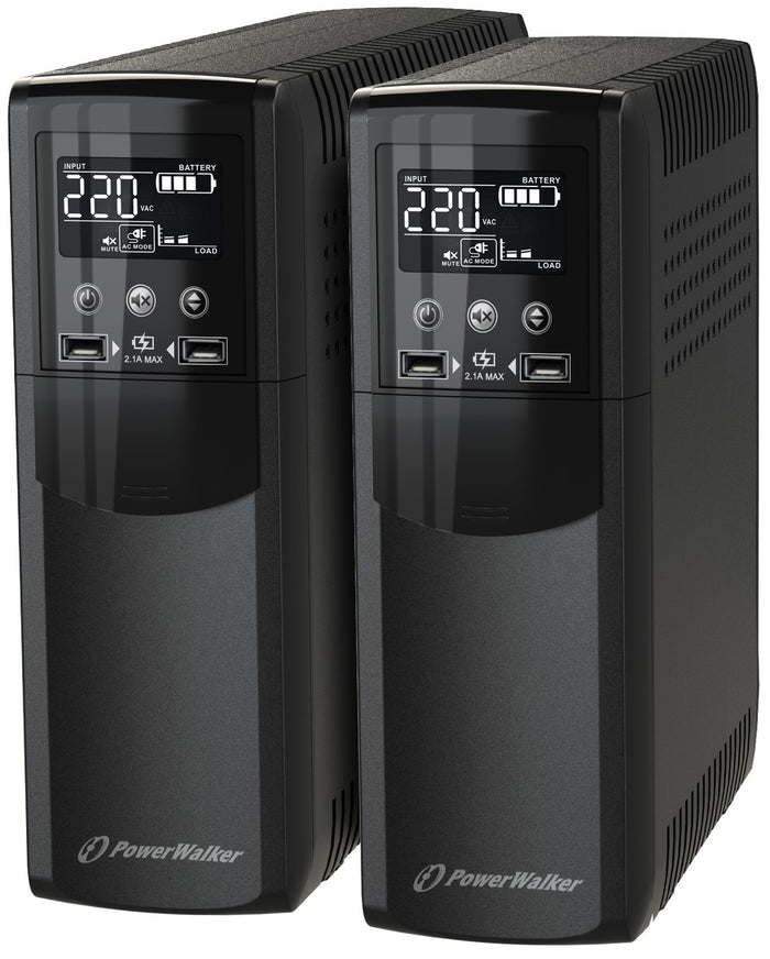 PowerWalker VI 1500 CSW Unterbrechungsfreie Stromversorgung (USV) Line-Interaktiv 1,5 kVA 900 W 4 AC-Ausgänge