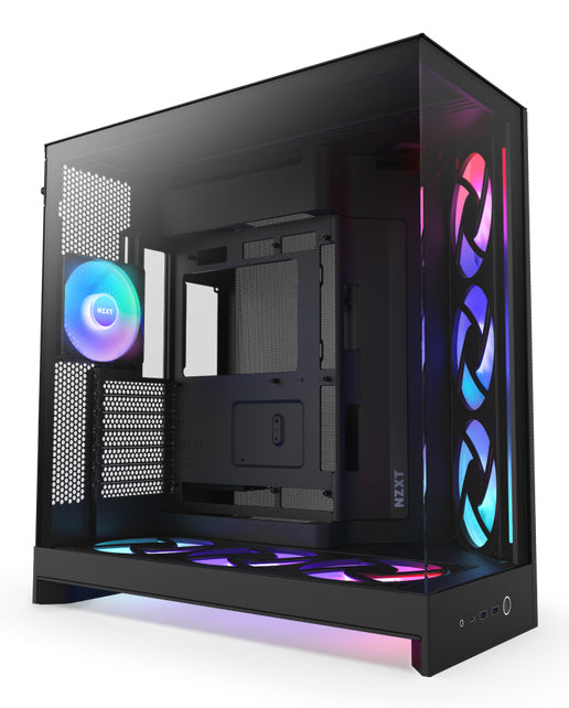 NZXT H9 Flow RGB+ Midi Tower Schwarz